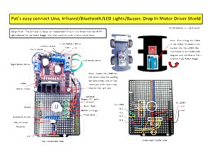 A077 - Uno Drop In Shield Motor Driver Shield