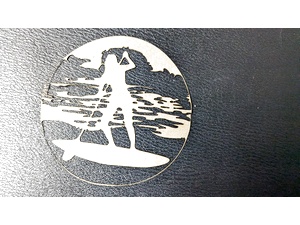L123-Paddle Boarder- cardboard
