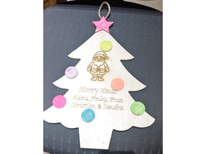 L136-Wooden Xmas Tree