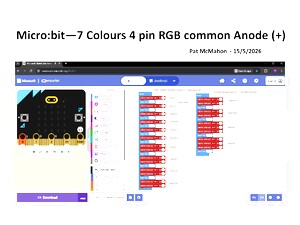 M003-7 Colours 4 Pin LED Common Anode (+)