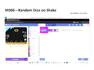 M006- Random Dice on Shake